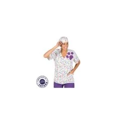 BLUSON MICROFIBRA - HUELLAS BLANCO