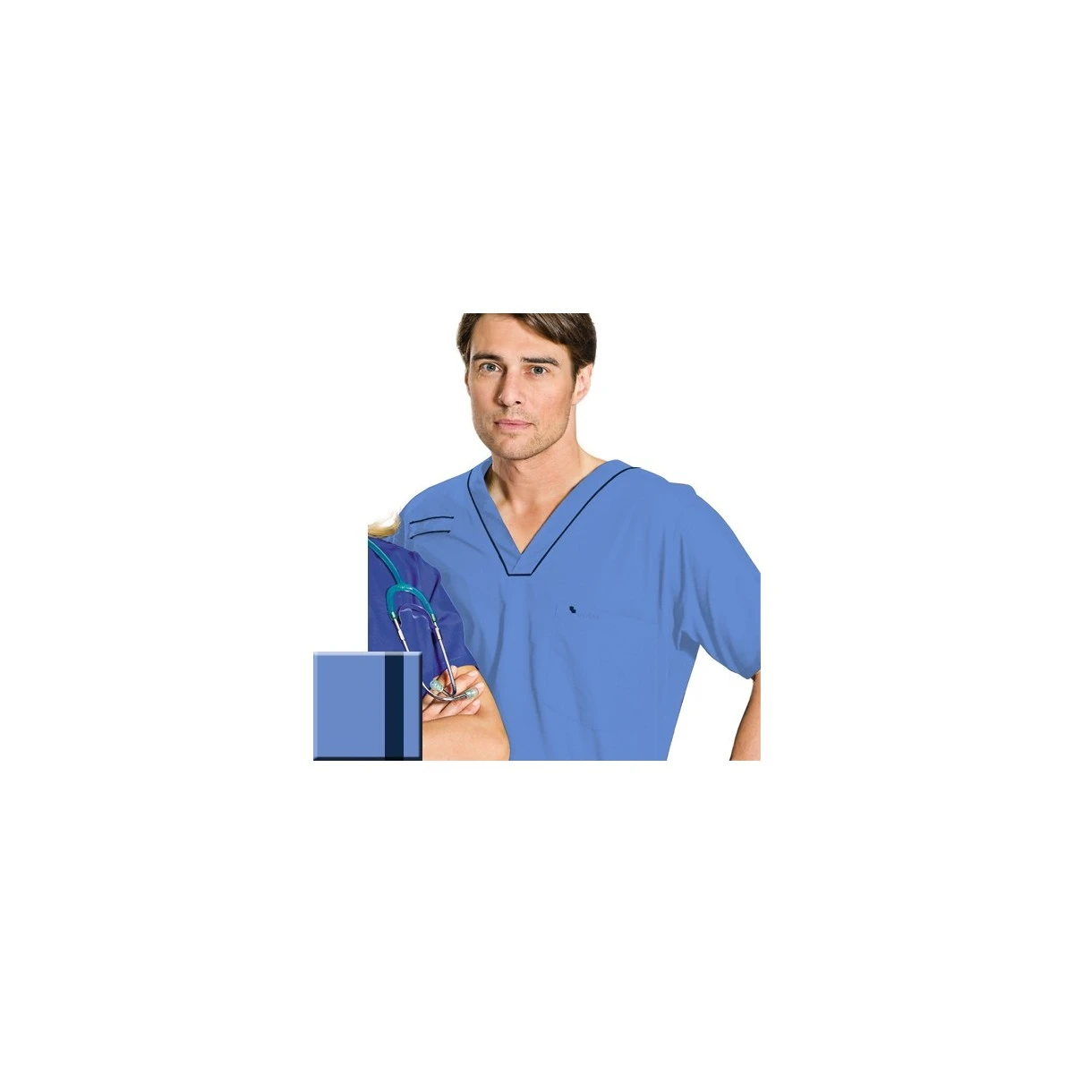 Blusón Unisex - Azul/Navy 1 Blusón Unisex - Azul/Navy