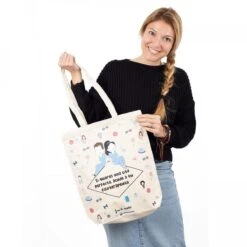 Bolsa Tote Algodón Natural - Acude A Tu Fisio