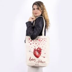 Bolsa Tote Algodón Natural - Amor Propio
