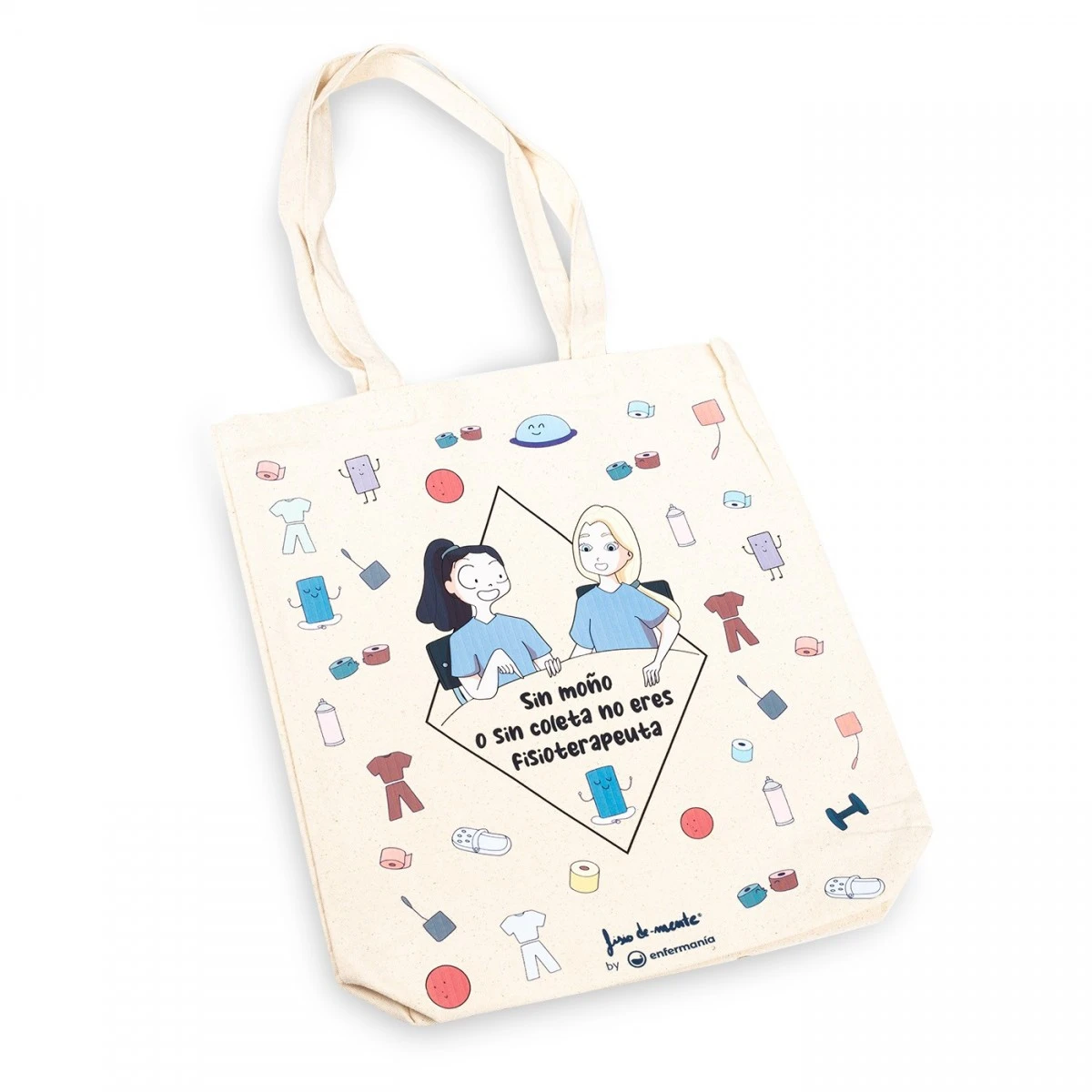 Bolsa Tote Algodón Natural - Eres Fisioterapeuta 2 Bolsa Tote Algodón Natural - Eres Fisioterapeuta - Imagen 2
