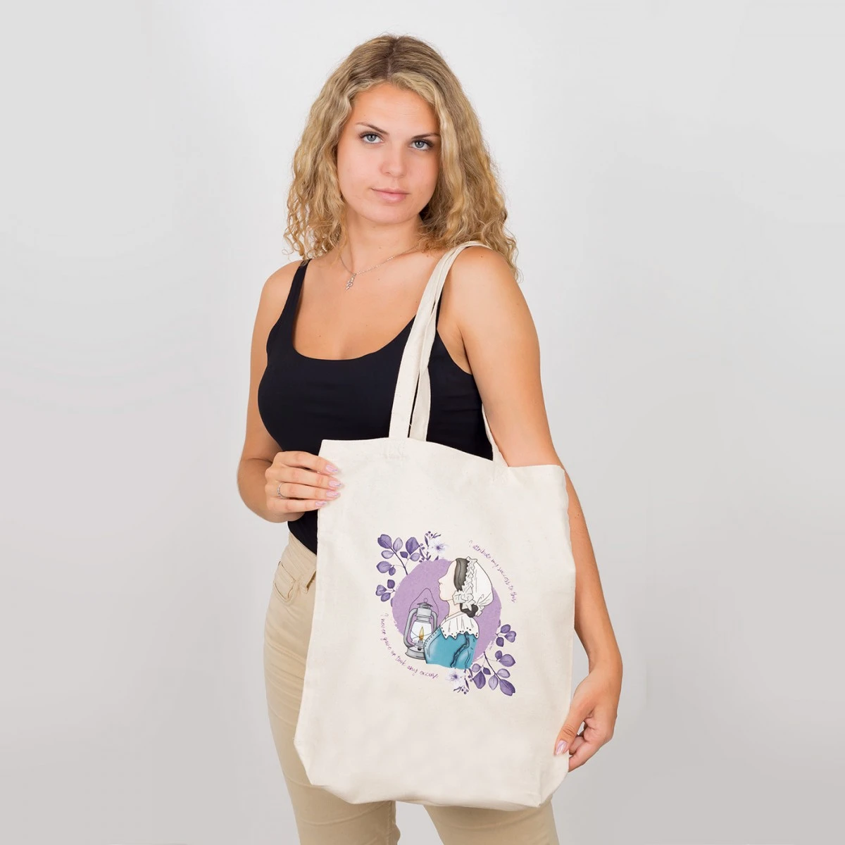Bolsa Tote Algodón - Nightingale Elartedecuidar 1 Bolsa Tote Algodón - Nightingale Elartedecuidar