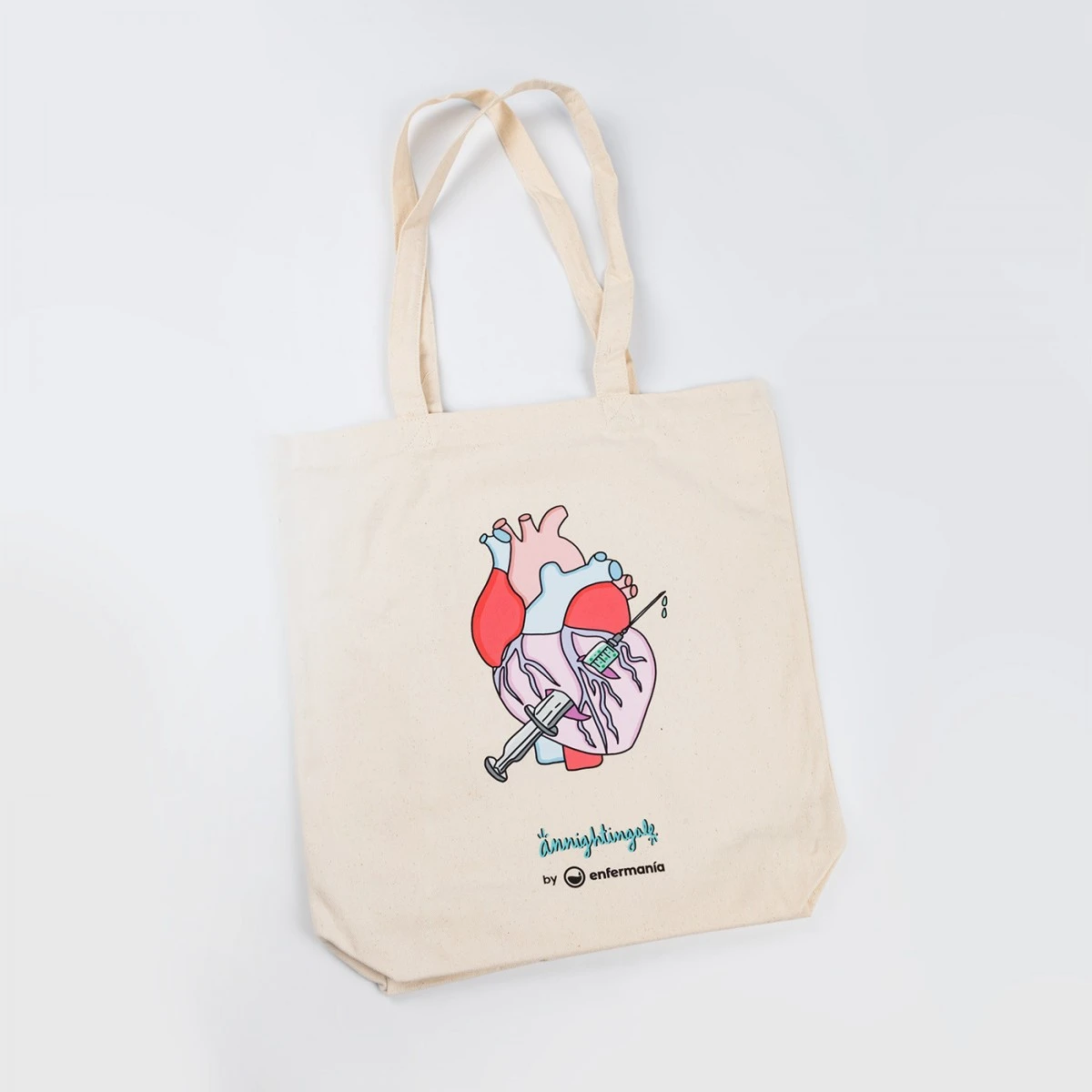 Bolsa Tote Algodón - Rebelheart @anni.ghtingale 3 Bolsa Tote Algodón - Rebelheart @anni.ghtingale - Imagen 3