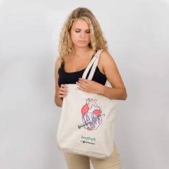 Bolsa Tote Algodón - Rebelheart @anni.ghtingale