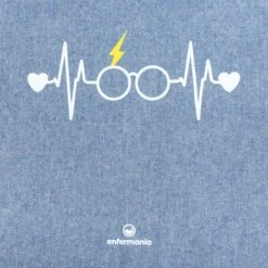 Bolsa Tote Azul Bitono - Estampado 11 Bolsa Tote Azul Bitono - Estampado -Enfermania bolsa tote azul bitono estampado 3