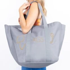 Bolsa Tote Gris Fonendo Personalizado