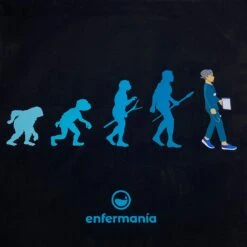 Bolsa Tote Negra - Estampada -Enfermania bolsa tote negra estampada 10