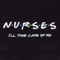 Bolsa Tote Negra - Estampada -Enfermania bolsa tote negra estampada 5