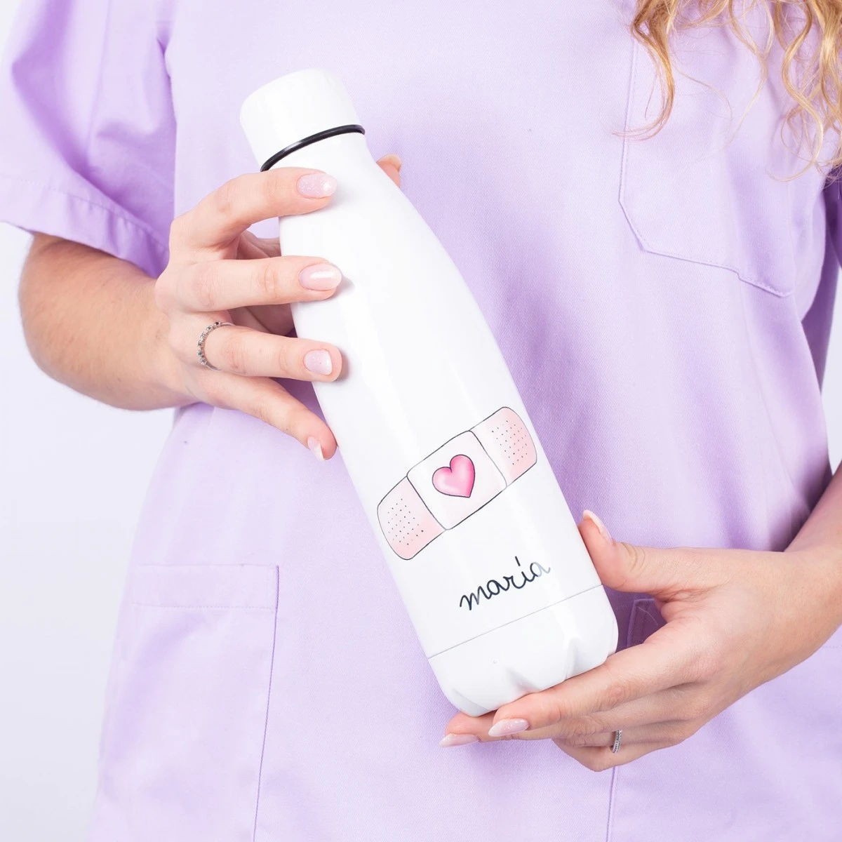 Botella Personalizable Estampada - Tirita @elartedecuidar_ 2 Botella Personalizable Estampada - Tirita @elartedecuidar_ - Imagen 2