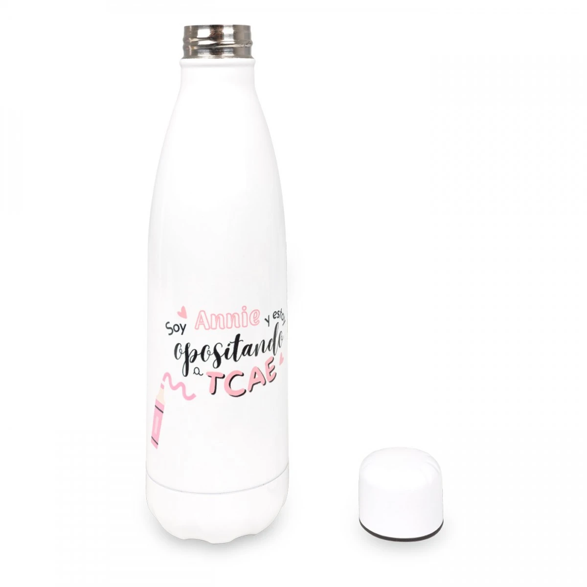 Botella Térmica Estampada - Opositando A TCAE @anni.ghtingale 1 Botella Térmica Estampada - Opositando A TCAE @anni.ghtingale