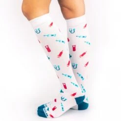 Calcetines Compresivos Estampados - Hospital