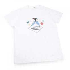 Camiseta Blanca Unisex - Acude A Tu Fisio -Enfermania camiseta blanca unisex acude a tu fisio 2