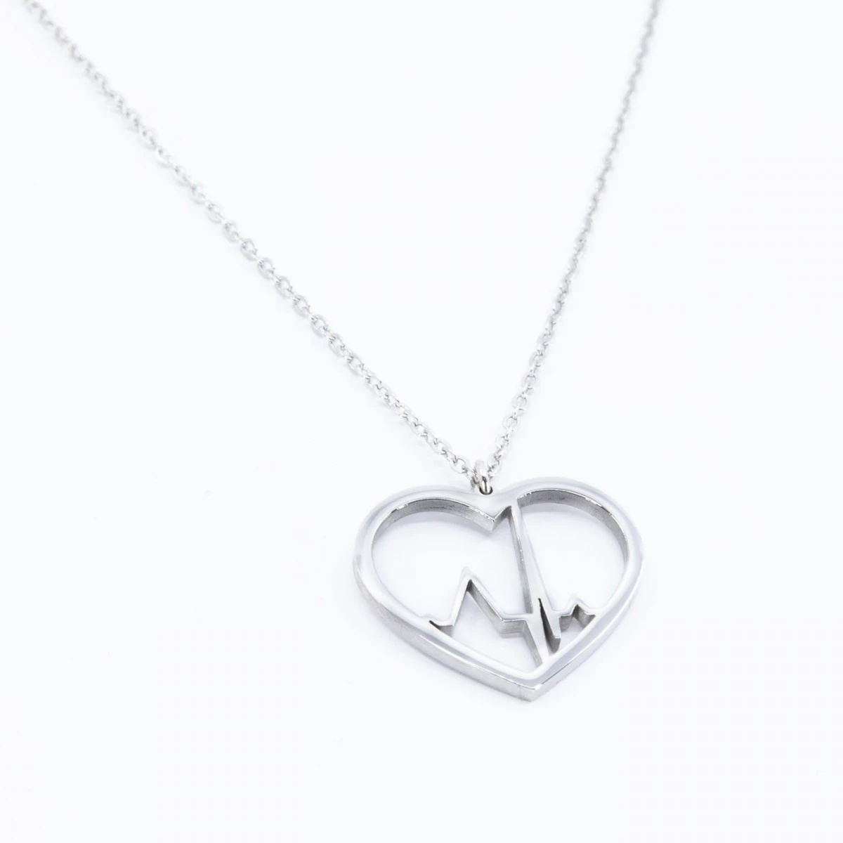 Colgante Corazón Latido Oro O Plata 2 Colgante Corazón Latido Oro O Plata - Imagen 2