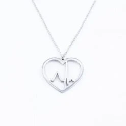 Colgante Corazón Latido Oro O Plata 11 Colgante Corazón Latido Oro O Plata -Enfermania colgante corazon latido oro o plata 5