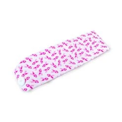Diadema Con Botón Estampado - Lazos Rosas Cáncer De Mama -Enfermania diadema con boton estampado lazos rosas cancer de mama 2