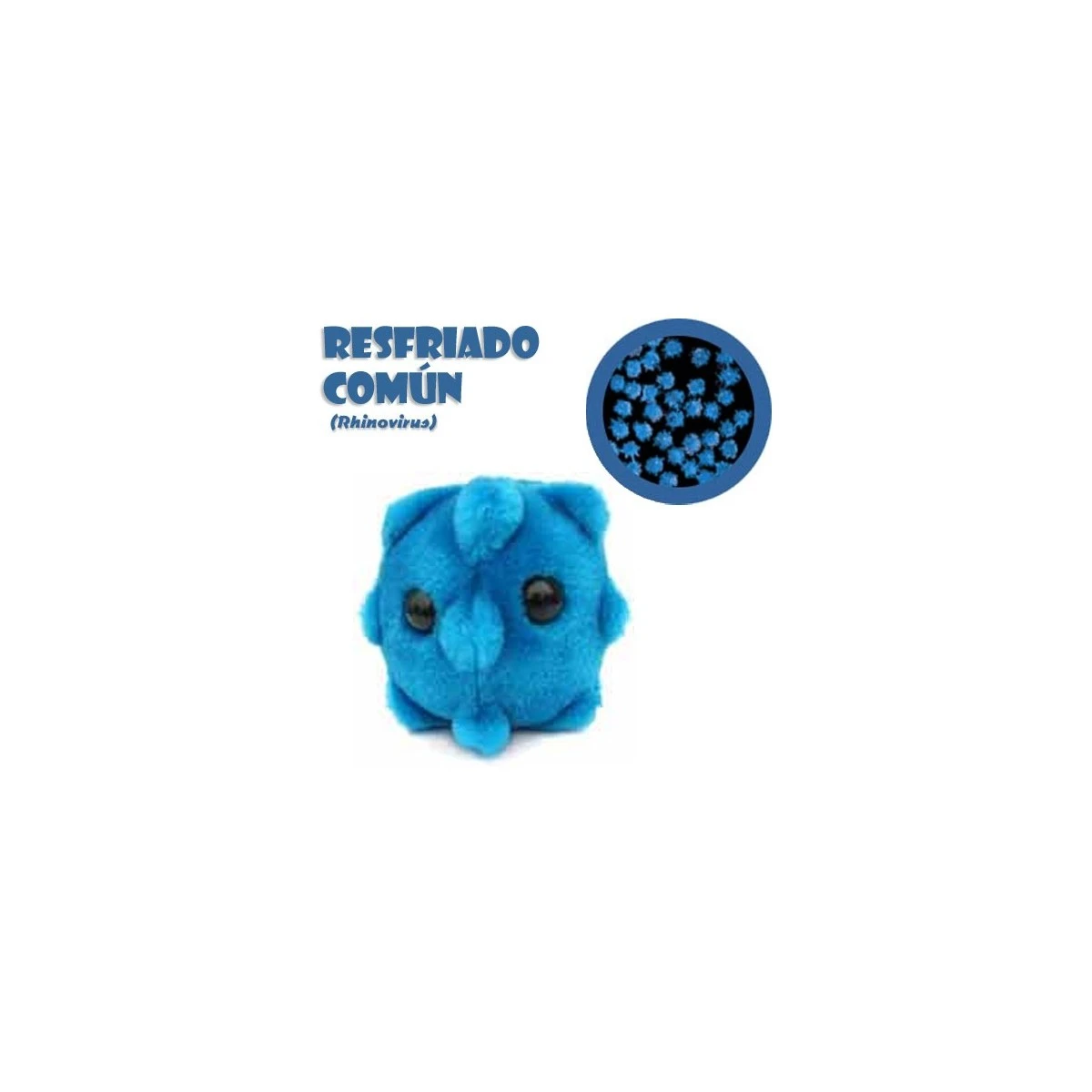 GiantMicrobes (peluche) - Rhinovirus (resfriado) 1 GiantMicrobes (peluche) - Rhinovirus (resfriado)