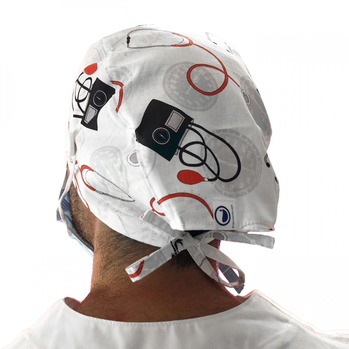 Gorro Casquete Con Botones - Constantes 2 Gorro Casquete Con Botones - Constantes - Imagen 2