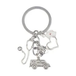 Llavero Con Charms - Ambulancia