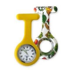 Pack Reloj + Funda Extra Silicona Amarillo