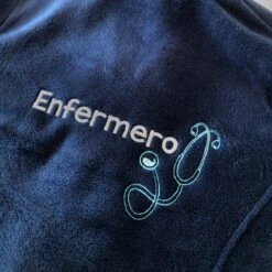 Polar Azul Marino Hombre Bordado -Enfermania polar azul marino hombre bordado 7