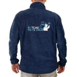 Polar Azul Marino Hombre Bordado - SalusPlay
