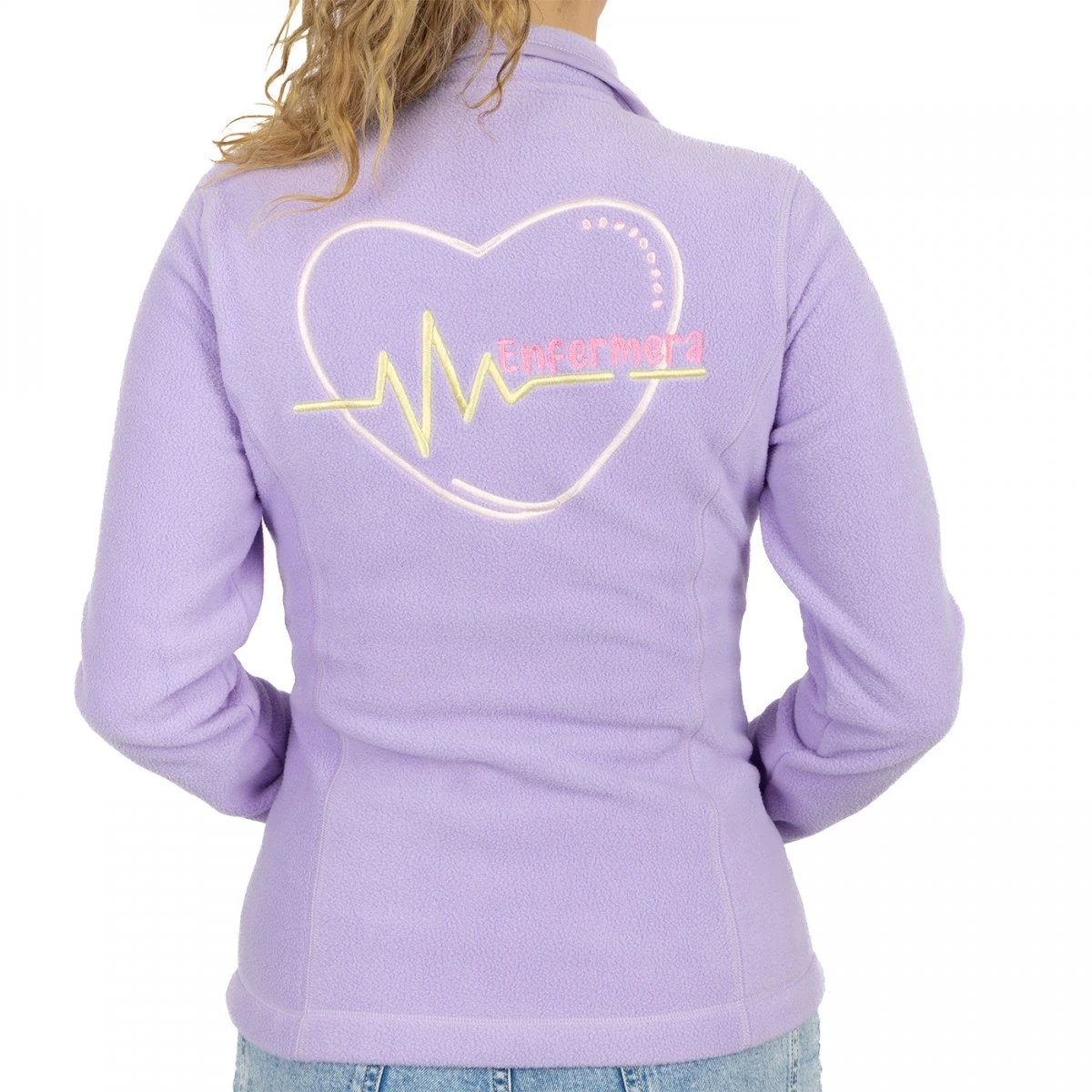 Polar Lavanda Mujer Bordado 8 Polar Lavanda Mujer Bordado - Imagen 8