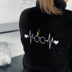 Polar Negro Mujer Bordado