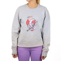 Sudadera Estampado Enfermeril - Gris