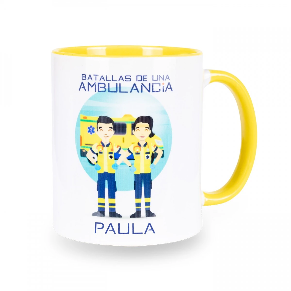 Taza Amarilla TES - Batallas De Una Ambulancia 1 Taza Amarilla TES - Batallas De Una Ambulancia