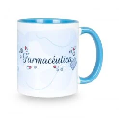 Taza Cerámica Azul Claro - Farmacéutico