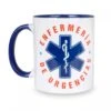 Taza Cerámica Azul - Enfermería De Urgencias