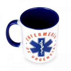 Taza Cerámica Azul - Enfermería De Urgencias 5 Taza Cerámica Azul - Enfermería De Urgencias -Enfermania taza ceramica azul enfermeria de urgencias 2