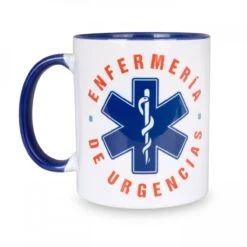 Taza Cerámica Azul - Enfermería De Urgencias