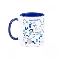 Taza Cerámica Azul Fisiode_mente
