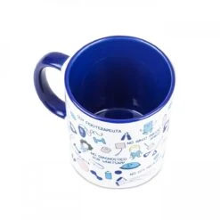 Taza Cerámica Azul Fisiode_mente -Enfermania taza ceramica azul fisiodemente 3