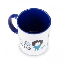 Taza Cerámica Azul Soy Fisio -Enfermania taza ceramica azul soy fisio 2
