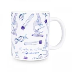 Taza Cerámica Blanca - Técnico De Laboratorio @elartedecuidar -Enfermania taza ceramica blanca tecnico de laboratorio elartedecuidar 2