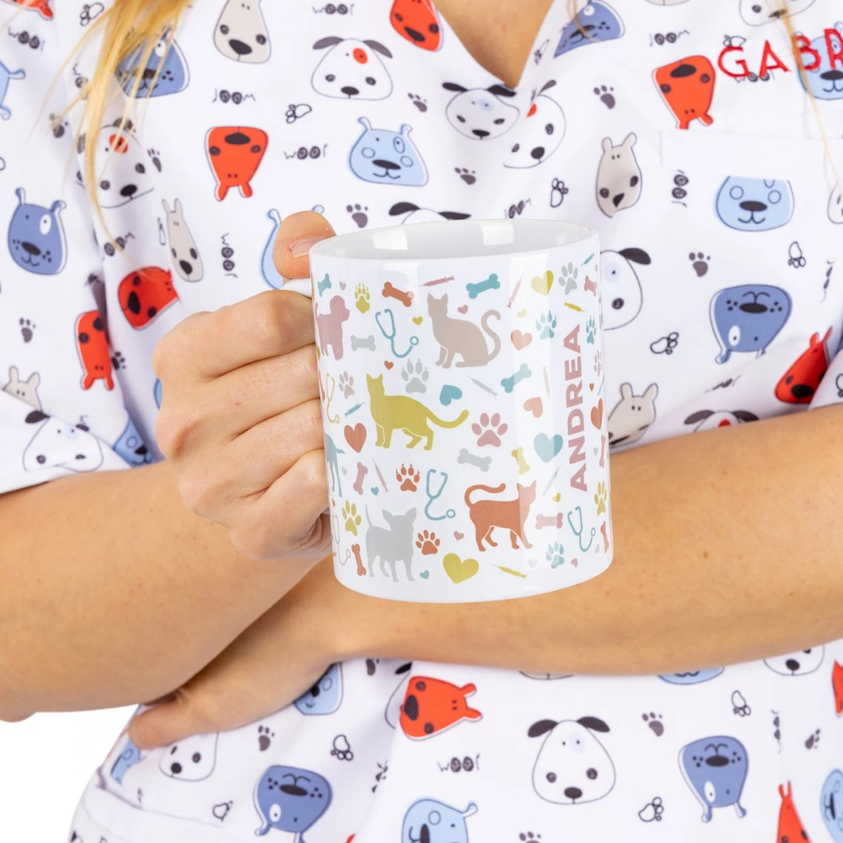 Taza Cerámica Blanca - Veterinaria 3 Taza Cerámica Blanca - Veterinaria - Imagen 3