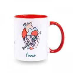 Taza Cerámica Personalizable - Rebelheart Col. @anni.ghtingale -Enfermania taza ceramica personalizable rebelheart col annightingale 2