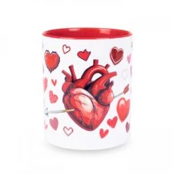 Taza Cerámica Roja - Amor Propio