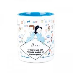 Taza Clásica Azul Claro - Acude A Tu Fisio