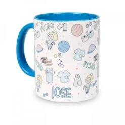 Taza Clásica Azul Claro - Fisio Pastel