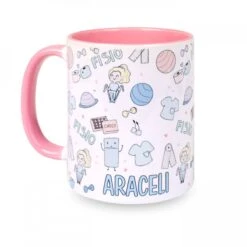 Taza Clásica Rosa - Fisio Pastel