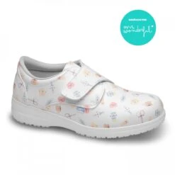 Zapato Piel Vegana Velcro - Estampado Wonderful