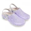 Zueco Sanitario Estampado Piel Lavable - Sweet Lavanda